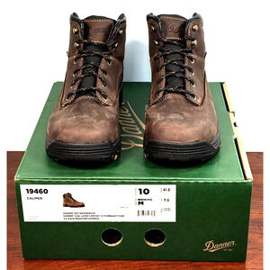 Danner Womens Size 10M Caliper 5" Brown Leather Waterproof Work Boots 19460 USA